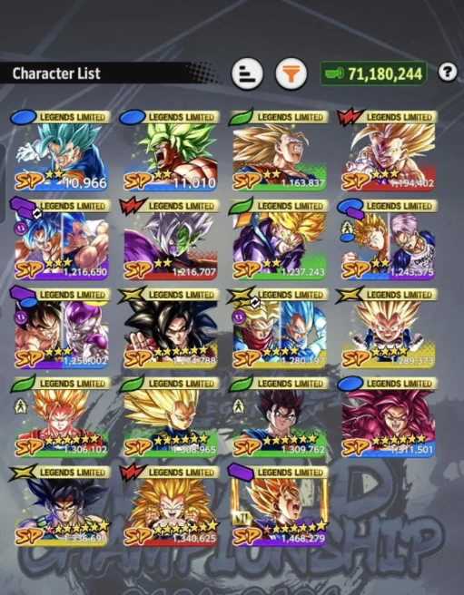 B78-IOS+Android-Team Daima+LR(Super Vegito+SS3 Goku)+UL TRunks Full Red Star+19 Legends Limited+Good Equipment+SS4 Goku+Gotenks+Vegito Green+SS2
