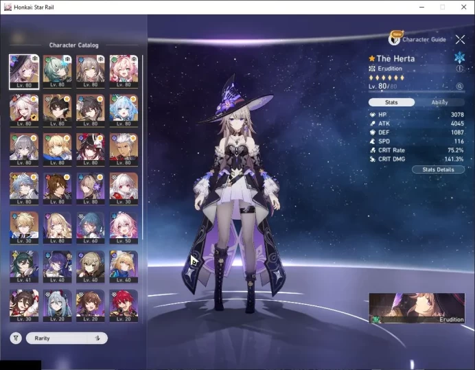 Asia|TL 70|5,7K SJ|11 Limited|[Anaxa,Sunday,Hyacine,Sparxie,Saber]+Sign,Cerydra,The Herta,etc|FemaleMC|TakeMail|CheckSS(HSR6342)