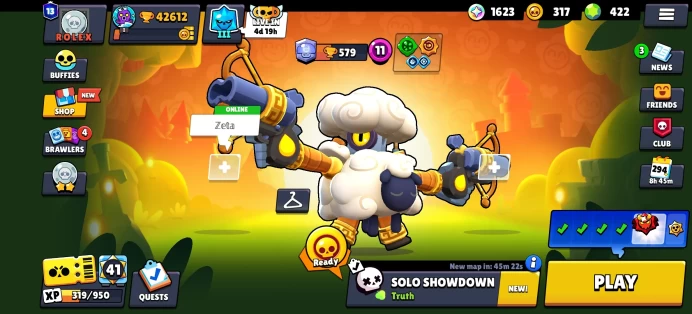 [Code 9775] Level 144 / 42k Trophy + 276 Skins /  40 Hypercharges / Very Cheap
