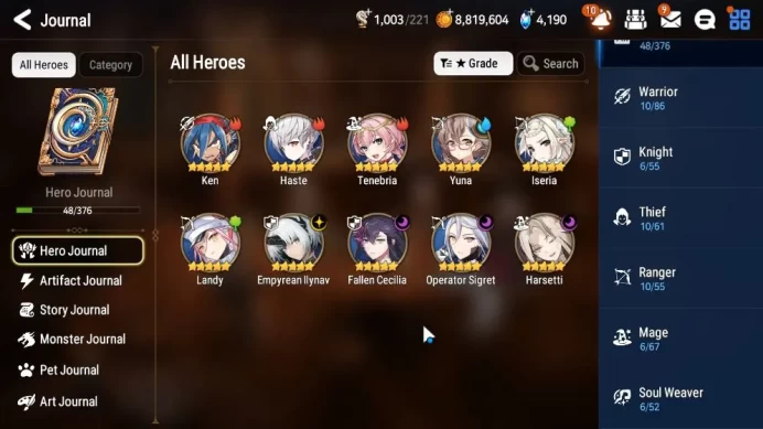 GLOBAL Unverif|4 ML(E Ilynav,Har setti,F Cecilia,O Sigret)+Haste,Tenebria,Landy,Etc|PoH ON|4,1K SStone+64K Stigma|Stove|(ES3809)