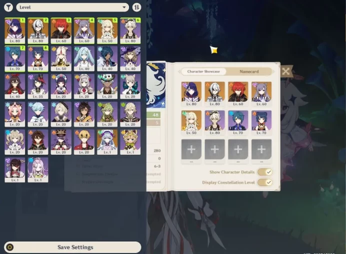 ASIA|AR48|2 Limited +1(*5Weapon)|RaidenC1+sign,Arlecchino,Diluc,Keqing|Reoni On|1Skin|McMale|TakeMail|CheckSS(GI5763)