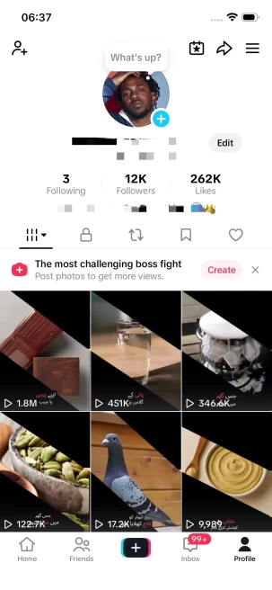 Instanly Delivery/ France Monetized 12K Real Followers+260K Real Likes Account/ Creator Rewards Program Activated/ Full Access
