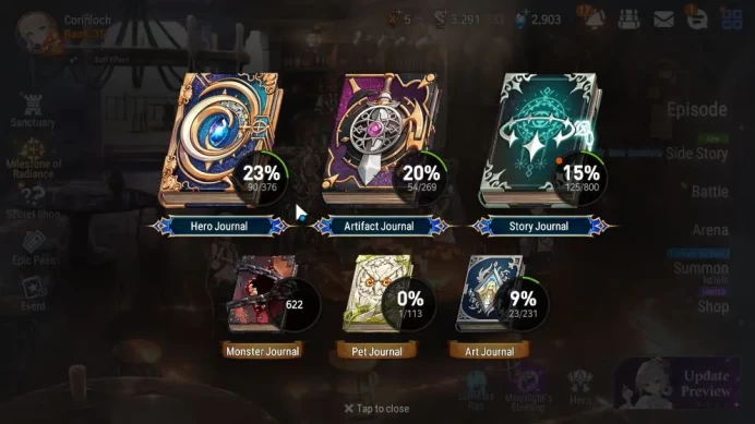 GLOBAL Unverif|New Era|3 ML(DK Sharun,SE Celine,S Taeyou)+TA Coli,Ruiza,Etc|PoH+Bless ON|2,9K SStone+19K Stigma|Stove|(ES3843)