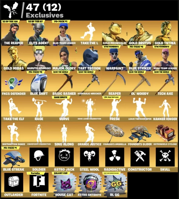 FN OG STW Super Deluxe Edition | UPDATE EMAIL | The Reaper  (ALL PLATFORMS) 262 skins (45 paid) | Full access | Warranty