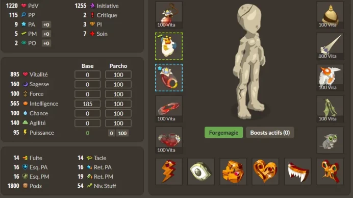 Hellmina : pano feu lvl 50