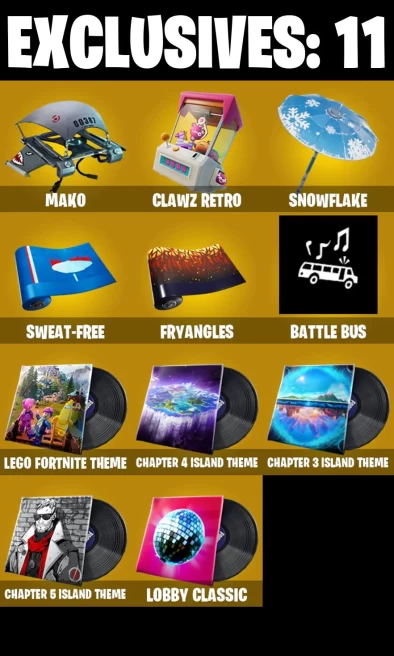 [PC/PSN/XBOX] FA 0 SKINS | MAKO | CLAWZ RETRO | PRECISION | LYNX'S CATPACK | FESTIVE CANE | HANZŌ KATANA | RIDE THE PONY | PONY UP | WAVE |