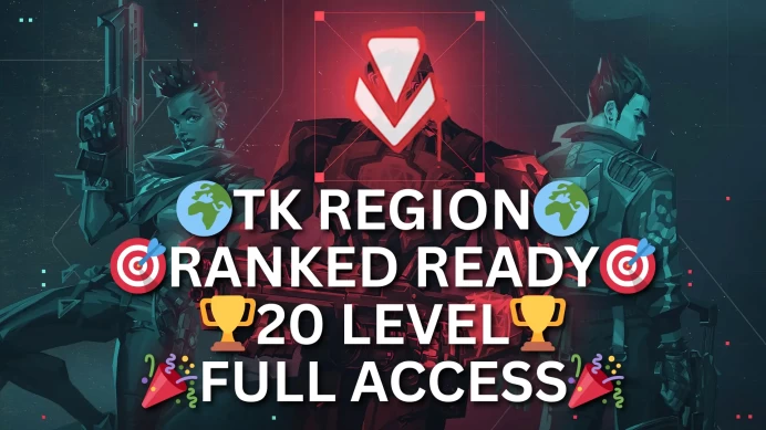 【TURKEY】Ranked Ready ◈ Level 20 ◈ Handmade ◈ Cheap VP ◈ Email Changeable ◈ Full Access ◈ Instant Delivery #AP22