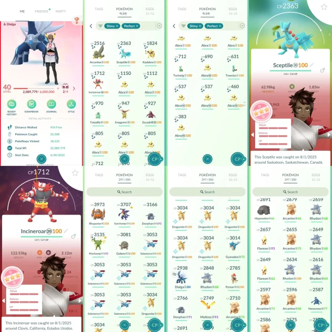 AC1004 Valor | x64 3000CP | x18 2000CP | x19 SHUNDO Sceptile Incineroar |Articuno x9 Zapdos x7 Moltres Dialga Azelf |100IV Rhypeior Garchomp Sal