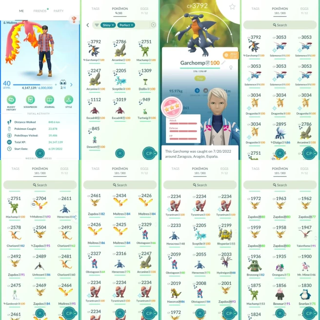 AC1000 Mystic | x10 3000CP | x48 2000CP | x10 SHUNDO Garchomp Sceptile x2 Arcanine | x3 Articuno x10 Zapdos (x1 Shiny) x6 Moltres (x1 Shiny) Dia