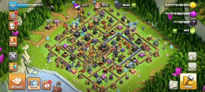 Town hall 16 Xp 161,4 equipment epic, C5990