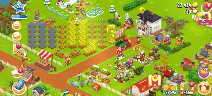 [Code 9780] Level 26 / Good Decoration / Barn 200 + Silo 290 / Very Cheap