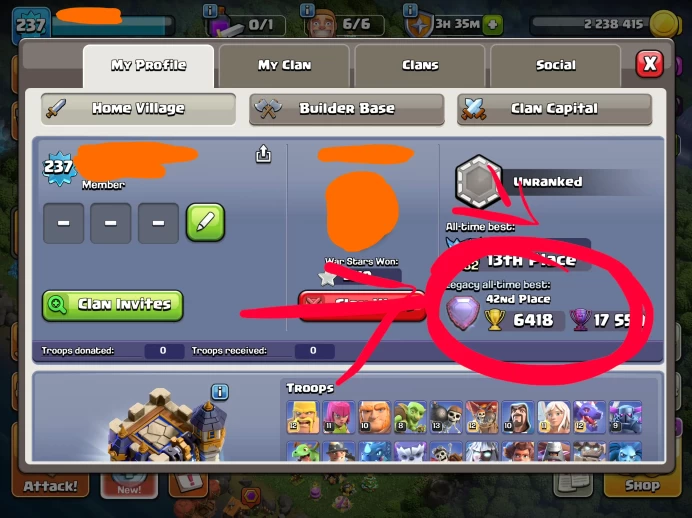 RANK 42 WORLD FINISH/ RAREST ON MARKET / Close to max th18 / 42nd Legacy finish / Perfect flex account / lots of decos