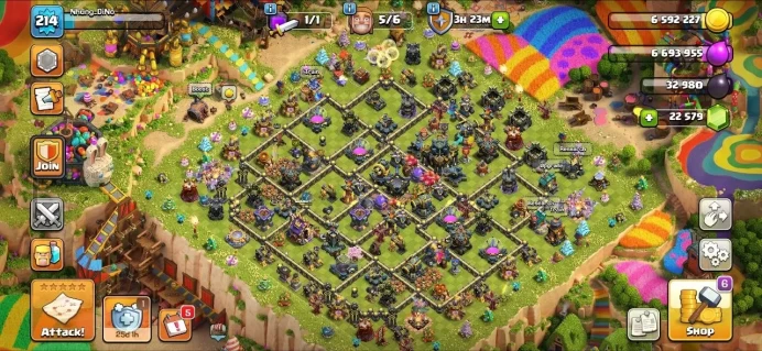 Th17 Both Side Almost Max [22K Gems] [] Heros 100-100-75-75-50 [] XP-214 [] Equipments-11-Epic 20+ [] Painter Scenary