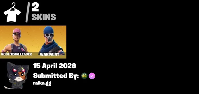 [PC/PSN/XBOX] 2 skins |Limited Edtion STW | Rose Team leader | Warpaint | Ol' Woody  | Paragon | Founder's Umbrella | 1850 VB