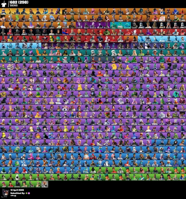 [PC/PSN/XBOX] 682 skins | Deluxe STW | Renegade Raider | Psycho Bandit | Clash | Reaper Axe | Candy Axe|Verve| Laugh It Up | 200 VB