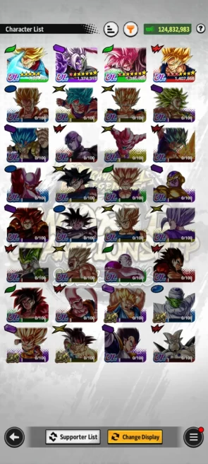 ANDROID+IOS- Team Future-UL Trunks+UL Zamasu 8S+UL Rose Goku 8S+ 19 LF (Zamasu+Cell 8s+Trunk+Kefla) Good Equip (D177)