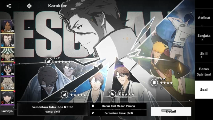 Nuverse SEA|Lv 30|4SSR (Yoruichi B1 Sign+Stamp,Aizen Sign+Stamp,Urahara B1 Sign+Stamp)+10SR|300 Jade|Google(BSR877)