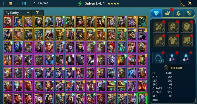 Starter with Mythical - Siegfrund : 94k energy / 60 mln coins / Candraphon, Tomb Lord, Boragar, Arix, Ninja + 20 Login Legendaries