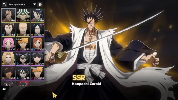 NuverseSEA|Lv41|5SSR[Kenpachi+Sign+Stamp,UraharaB1+Sign,ByakuyaB1+Sign,Aizen+Sign,Ikkaku]+12SR[Isida,etc]|Google|CheckSS(BSR962)