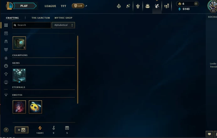 EUW EMAIL CHANGEABLE 119 CHAMPIONS 116 SKINS 4 ULTIMATE 5 MYTHIC PRESTIGE: AHRI 2X VOLIBEAR SHACO 195 MYTHIC ESSENCE 