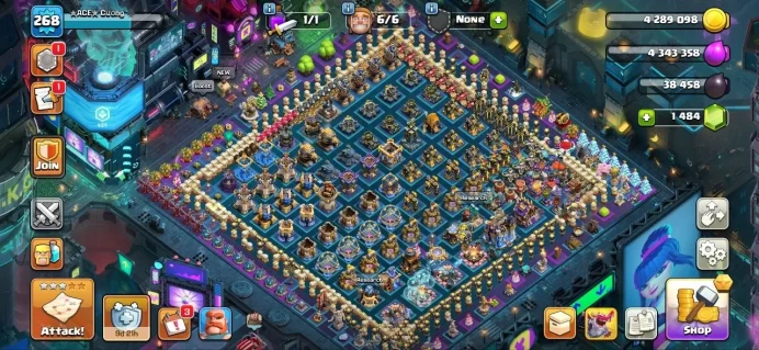 Th18 Almost Max [8 Epic Max] [] XP-268 [] Super Decorated Base [] Defance Almost Full Max [] Hero Skins 20 [] BEST-DEAL