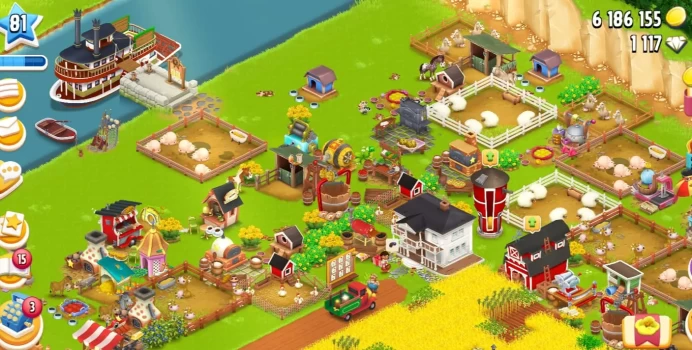 Silo Storage 2050◆Farm Lvl 80+◆6M+ Coins◆1117 Diamond◆Barn 6050◆Full Tools◆16+ Slot◆Full Land◆Best Price in the Market