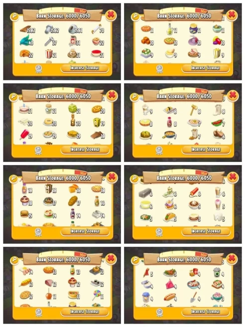 Silo 2050◆Farm Lvl 80+◆Barn 6050◆6M+ Coins◆1117 Diamond◆Full Tools◆16+ Slot◆Full Land◆6 Month Guarantee