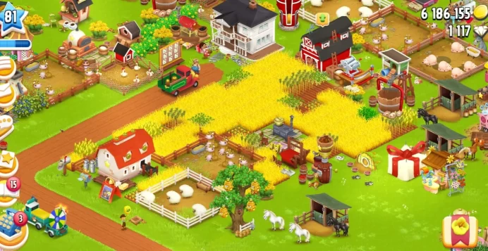 Farm Lvl 80+◆6M+ Coins◆1117 Diamond◆Barn 6050◆Silo 2050◆Full Tools◆16+ Slot◆Full Land◆6 Month Guarantee