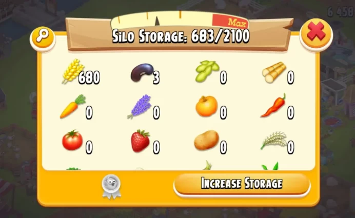 Farm Lvl 80+◆Silo Storage 2050◆6M+ Coins◆Barn 6050◆6000 Tools◆279 Silo◆1117 Diamond◆17 Slot◆Town Hall◆6 Month Guarantee