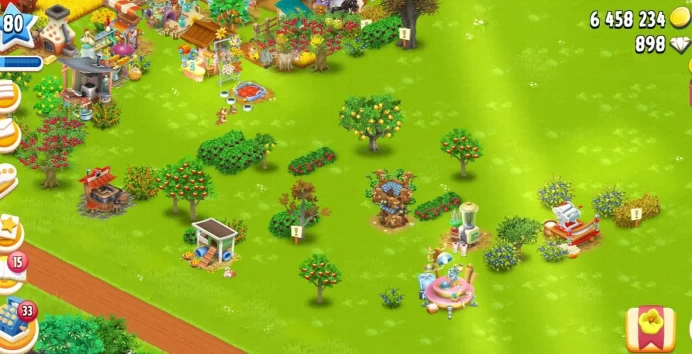 17 Slot◆Farm Lvl 80+◆6M+ Coins◆Barn 6050◆Silo 2050◆6000 Tools◆279 Silo◆1117 Diamond◆Town Hall◆Rare Farm
