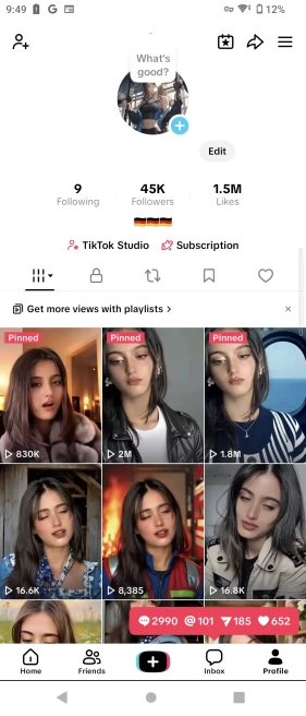 100% Monetized Germany Account Creator Rewards Program Active | 45K Real Followers & 1.5M Likes | Real Screenshots + Full Access + Good Standing