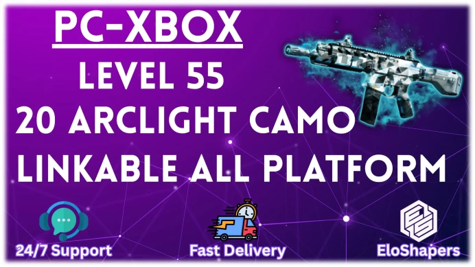 【ACTIVISION】Black Ops 7 | 20x Arclight Camo | Level 55 | Linkable all Platforms | Full Access | Instant Delivery #B73