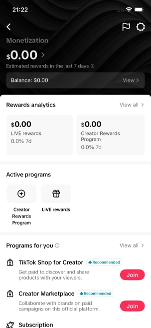 Instanly Delivery/ Monetized 24K Real Followers+1.2M Real Likes Account/ Creator Rewards Program Activated/ Full Access