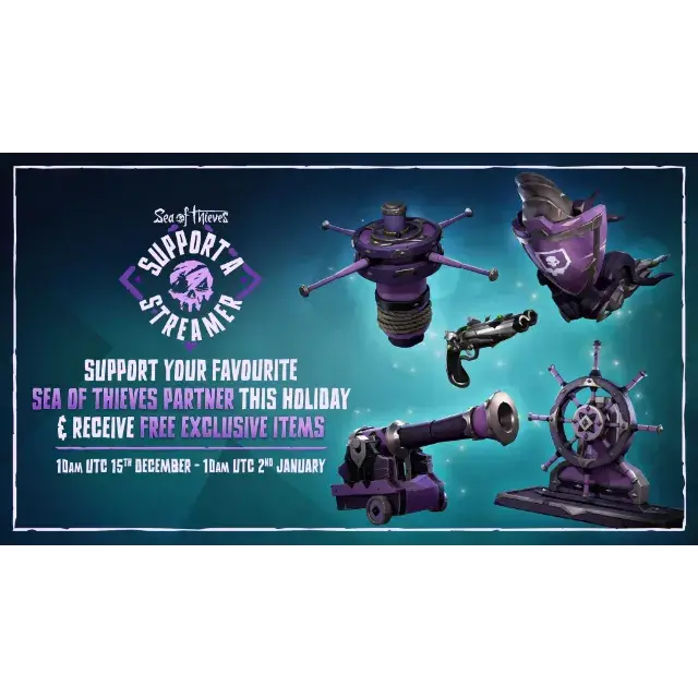 The Sea of Thieves Twitch Ebon Double Barrel Pistol