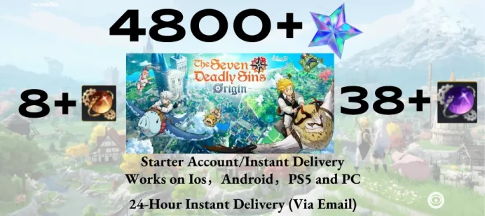 【Europe】4800+ Star Shards | Hero Curated Draw Ticket*8 | Hero Permanent Draw Ticket*38   Steam PC【IOS /  Android】Fresh Start｜Instant Delivery