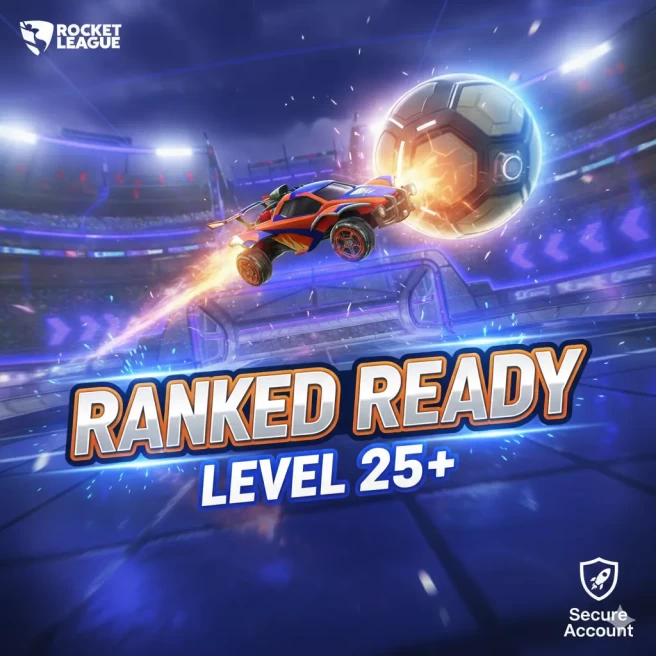 ROCKET LEAGUE | EPIC GAMES | LEVEL 25+ | RANKED READY | COMPETITIVE READY | FULL ACCESS TO FIRST EMAIL | INSTANT DELIVERY