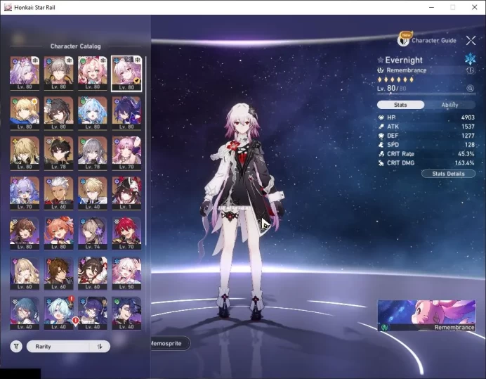Asia|TL 66|10 Limited|Saber+Sign,Castorice,Hyacine,Evernight,Cerydra,Sparkle,Loucha,etc|Male MC|Check SS|Take Mail(HSR6291)