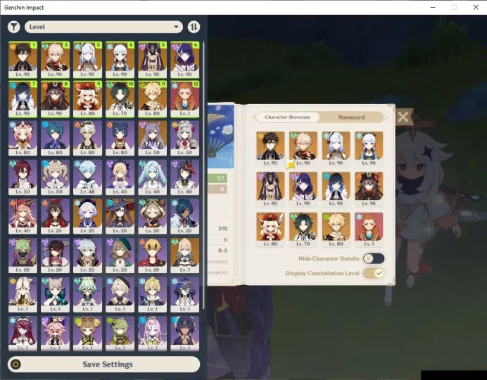 ASIA|AR 57|10 Limited+2(*5Weapon)|Raiden,Yelan,Kazuha,Klee,Shenhe,Ayaka,HuTao,Zhongli,Etc|MC Male|TakeMail|CheckSS(GI5782)	