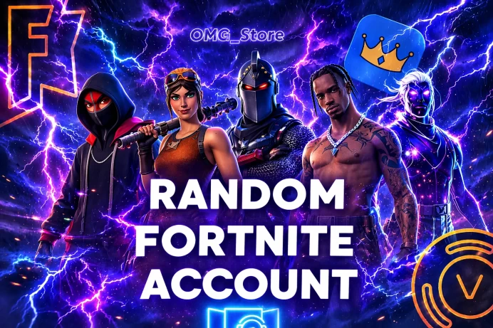 【️15 - 600 RANDOM SKINS】 ️CHANCES: Ikonik + Black Knight + Travis Scott + Take The L + Omega