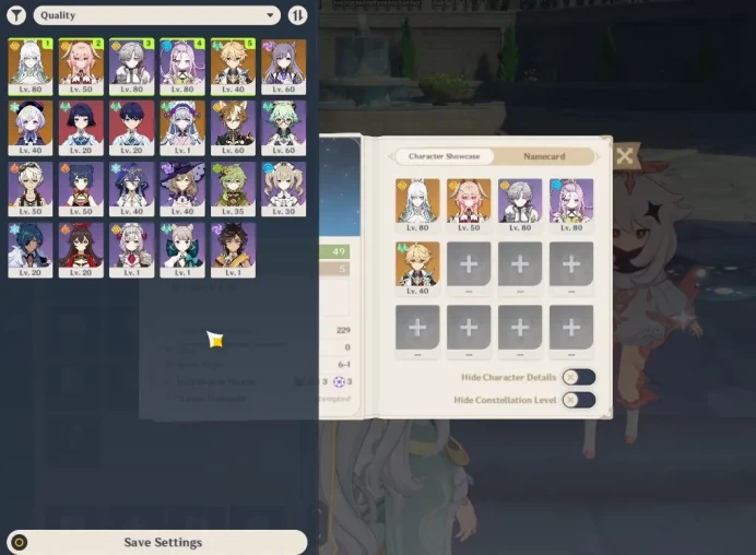ASIA|AR49|Premium Team Zibai|2Limited+15(*4Character)|(Zibai,Linnea),Keqing,Qiqi,Mizuki|1Skin||Mc Male|TakeMail|CheckSS(GI5797)