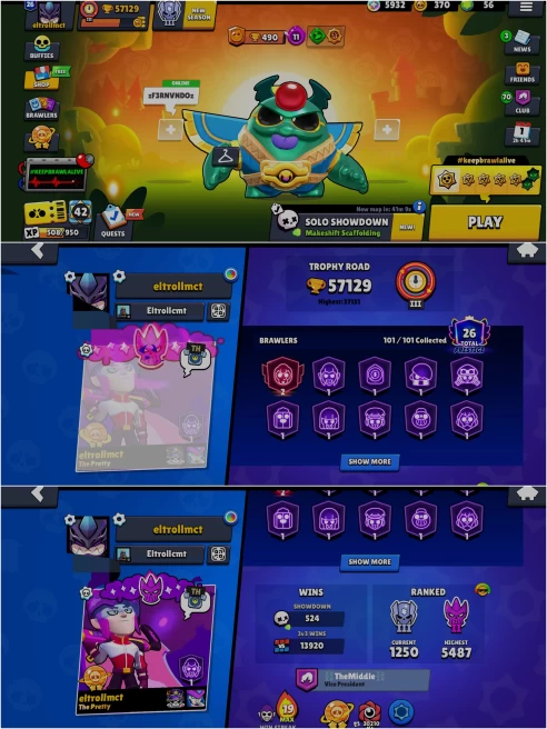 OP BS 57.1k TROPHY, 101/101 UNLOCKED,49 HYPERCHARGED,6 MAXED,339 OP SKINS [10 MYTHIC+10 LEGENDARY+8 HYPERCHARGED],843 PINS,431 ICON,215 SPRAYS