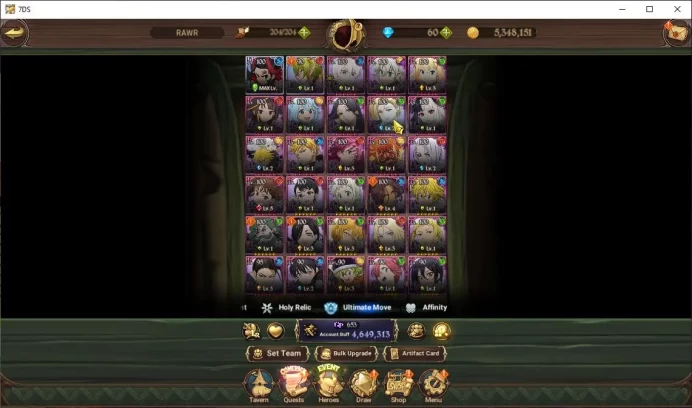 Asia|4,6 M CC|2 LR+8 UR+Many Collab|Zeldris6/6,Helbram,Triatan,Skuld,Elimeli2/6,Lancelot,Thor3/6,Etc|Code Only|(SDS4199)