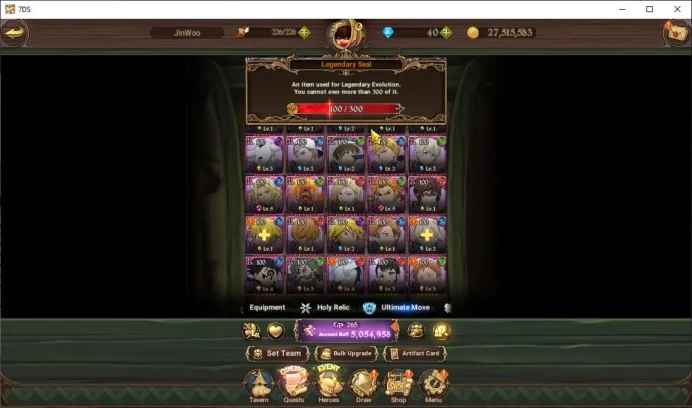 Asia|4,6 M CC|1 LR+9 UR+Many Collab|QDiane2/6,Elimeli6/6,Mael3/6,Lancelot2/6,Thor5/6,KDiane,Sabunak,Etc|Code Only|(SDS4200)