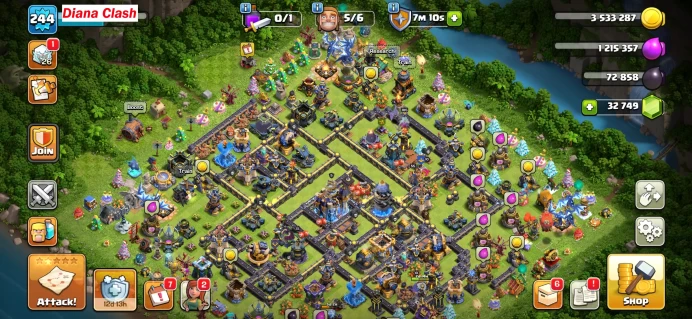 TH18-XP244-32K Gems-Free Name Change-4 Epic Max Equipment-Dragon Statue+15 Statues-5 Hero Max-Lifetime Warranty-Immediate Delivery