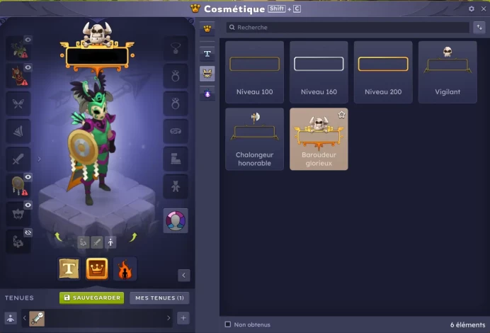 SOLD!! Mikhal Mono  -  Cra Niv.200 Omega Perfect for PVP/PVM Unity never authenticated and secure 100%
