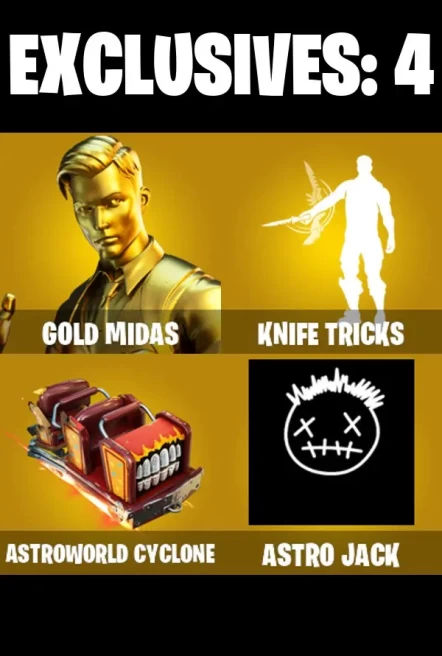 [PC/PSN] 23 skins | Gold Midas | Kymera | Gear Specialist Maya | Deadeye | Joey | Deadpool | Incinerator Kuno | Molten Ragnarok | Roast Lord | 5