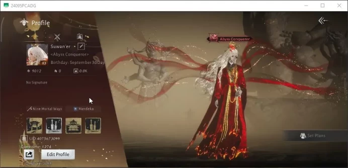 GLOBAL|Lv 83|GS 22K|Abyss Conqueror|Musical Grace+Elegy Of Petals|Maple Sorrow+Maple Repose|Snow Oath|Female MC|Netease(WWM1063)