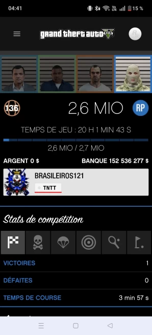 [Code 9794] [Social Club] Level 136 + 152 Millions / Yatch + Moc + Avenger + Terrorbyte / Very Cheap