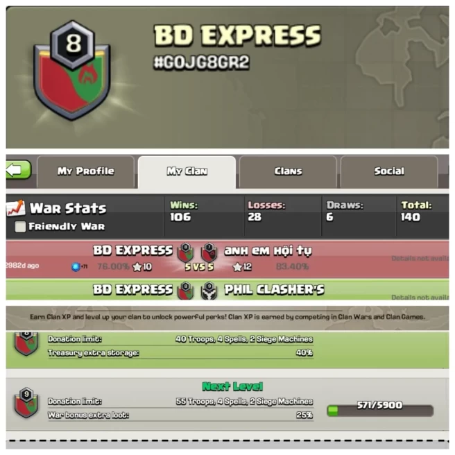 C403◆NAME: BD EXPRESS◆LEVEL: 8◆POSITIVE WAR LOG: WINS-106 / LOSS-28