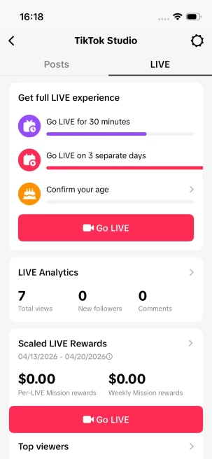 Instanly Delivery/ Monetized 17K Real Followers+230K Real Likes Account/ Creator Rewards Program Activated/ Full Access